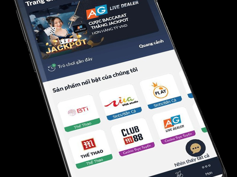 Giao diện ứng dụng oxbet