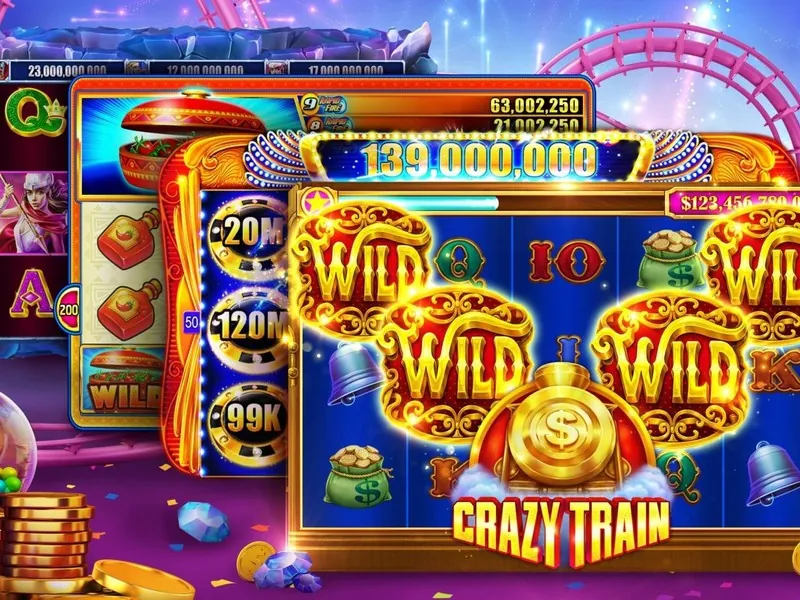 Người chơi ăn mừng chiến thắng slot game tại oxbet với tiền và pháo hoa